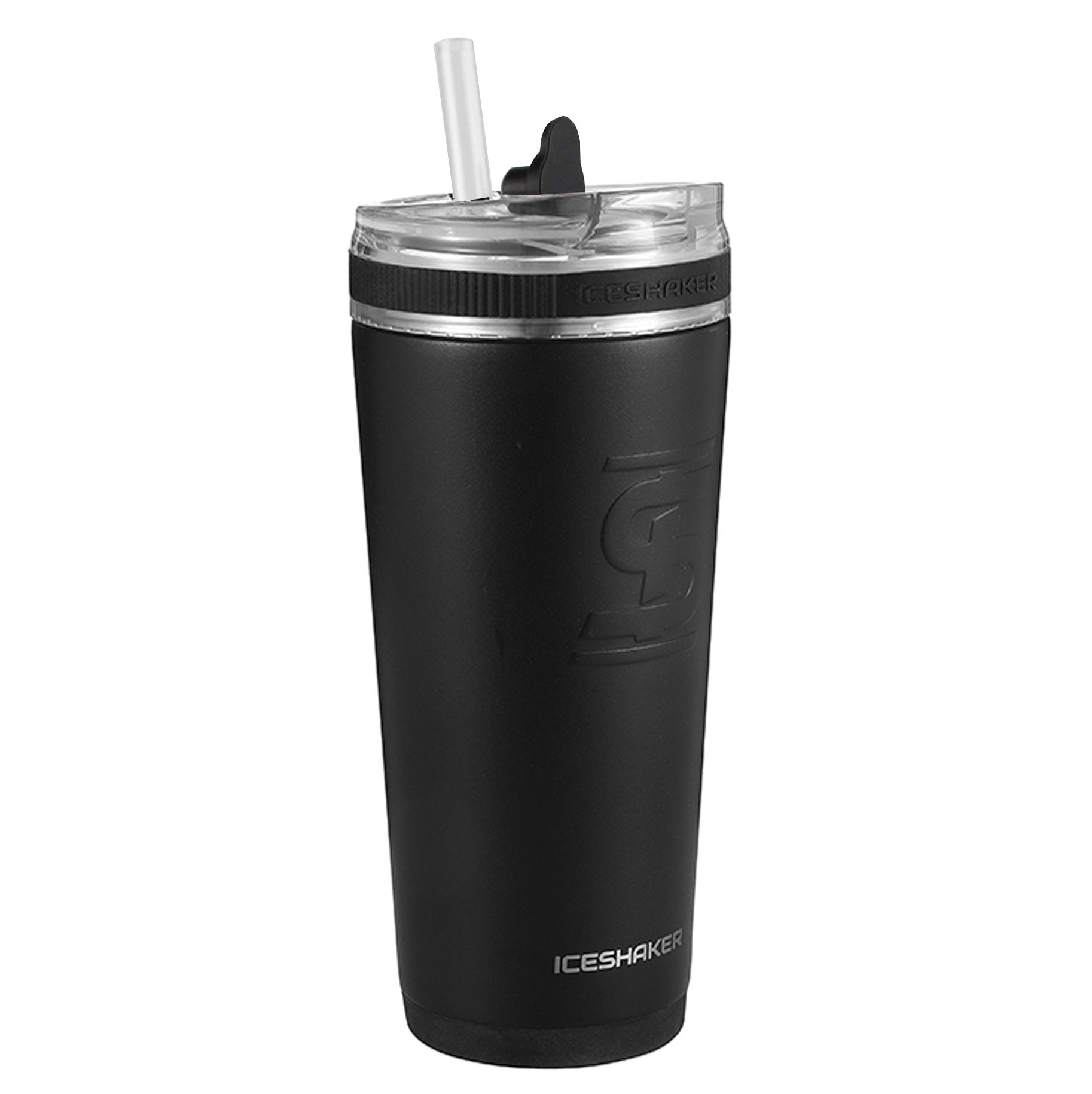 8x8 Custom 26oz Flex Bottle - Black