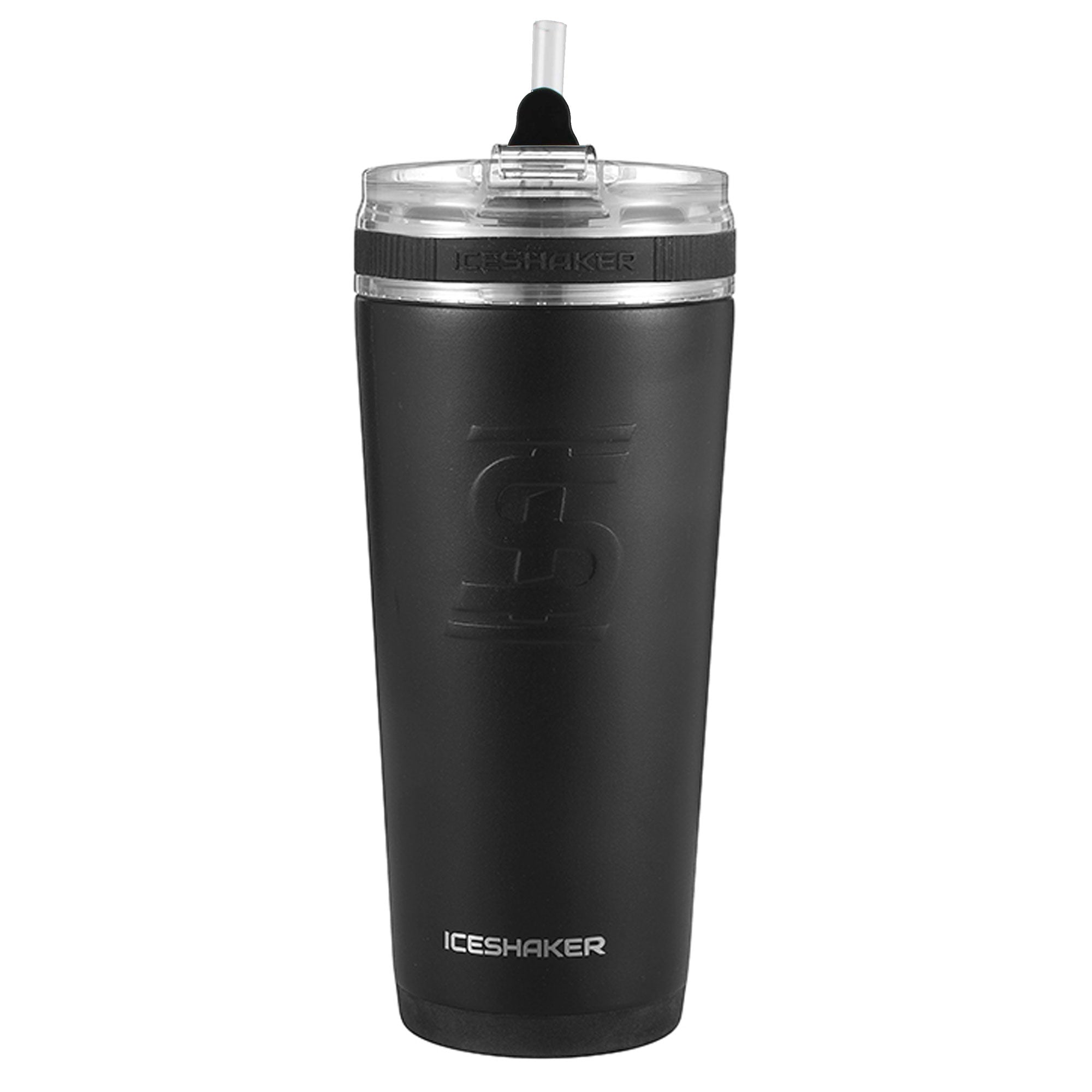 8x8 Custom 26oz Flex Bottle - Black