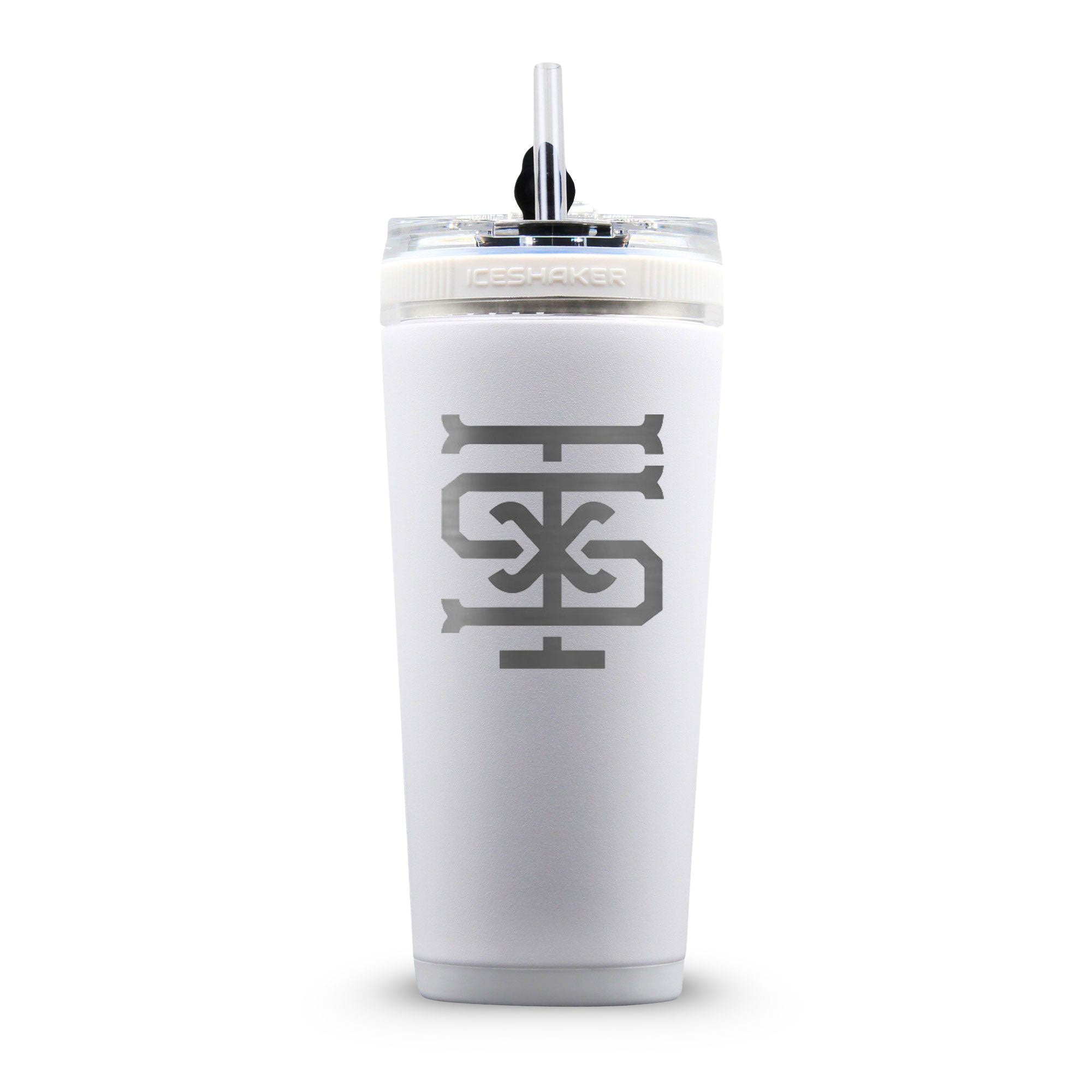 CUSTOM Texas Sandlot 26oz Flex Bottle - White