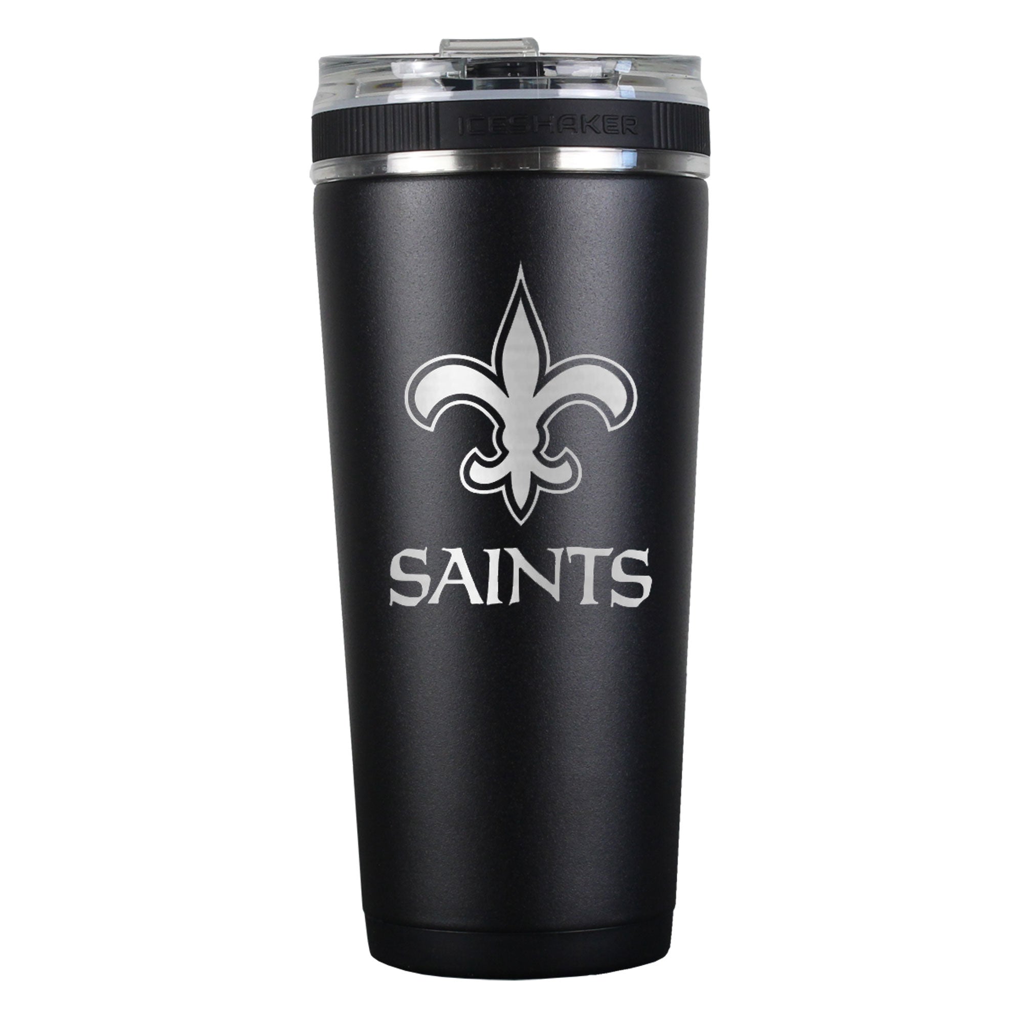 Officially Licensed New Orleans Saints 26oz Flex Bottle - Black