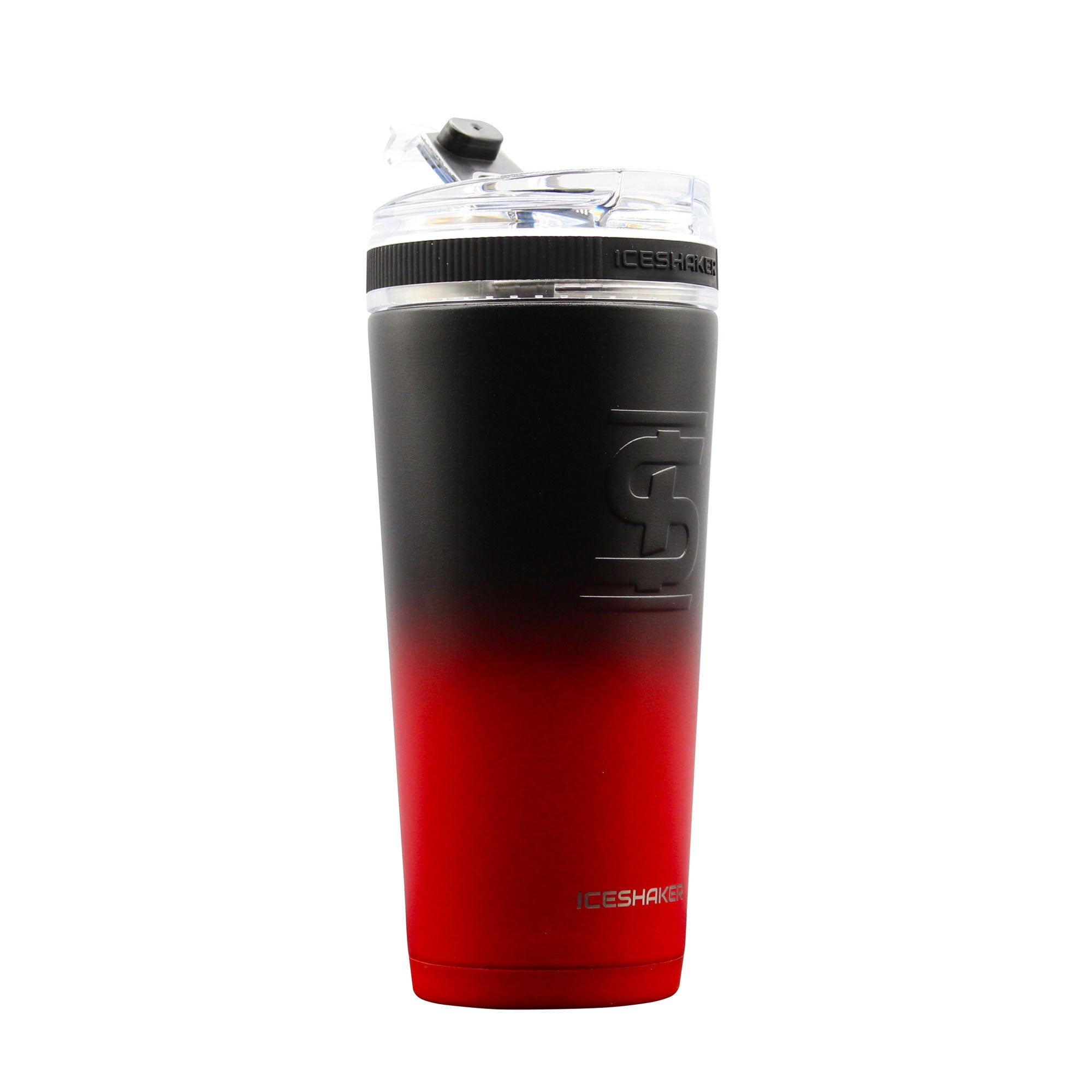26oz Flex Bottle - Red Black Ombre