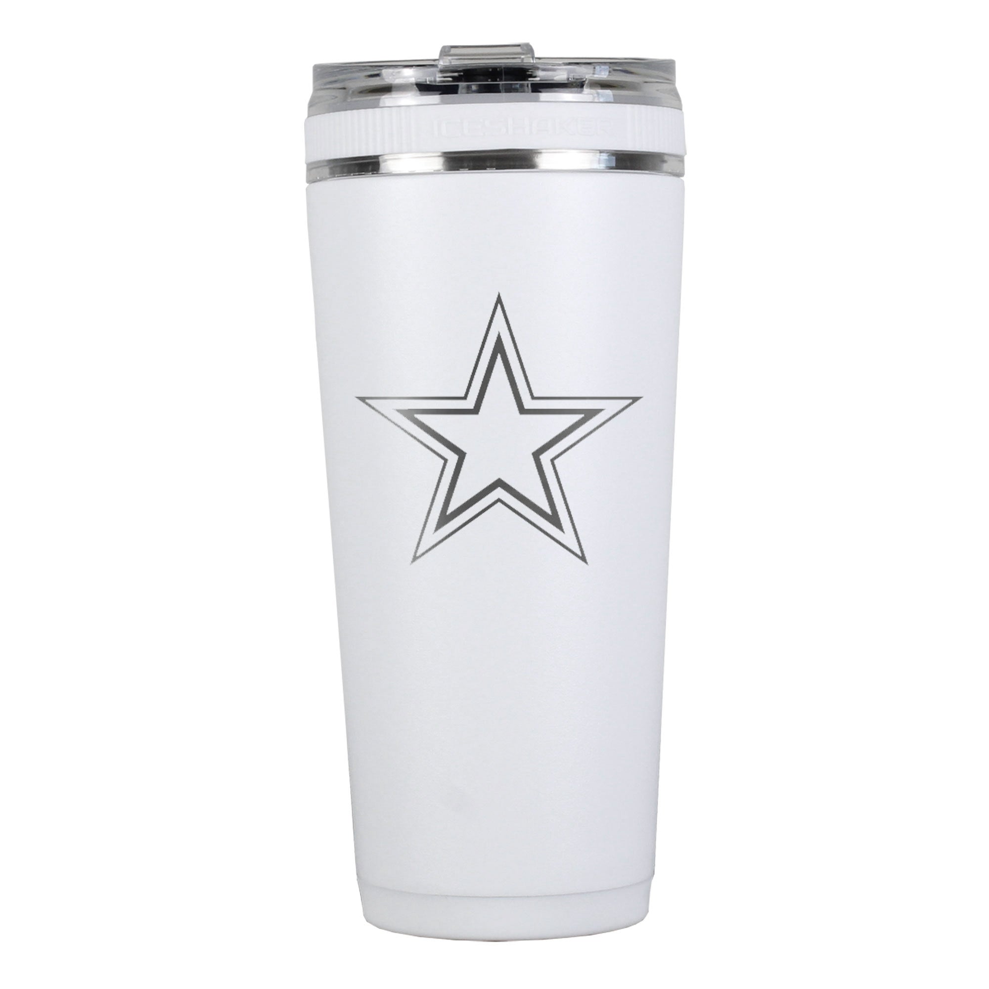 Officially Licensed Dallas Cowboys 26oz Flex Bottle - White