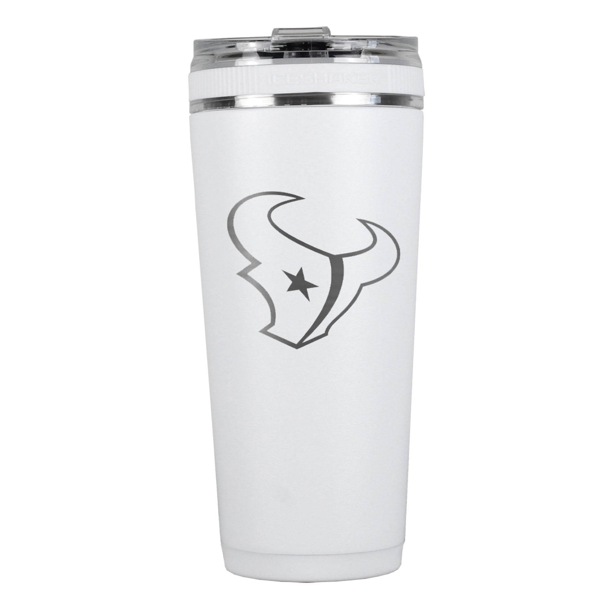 Officially Licensed Houston Texans 26oz Flex Bottle - White
