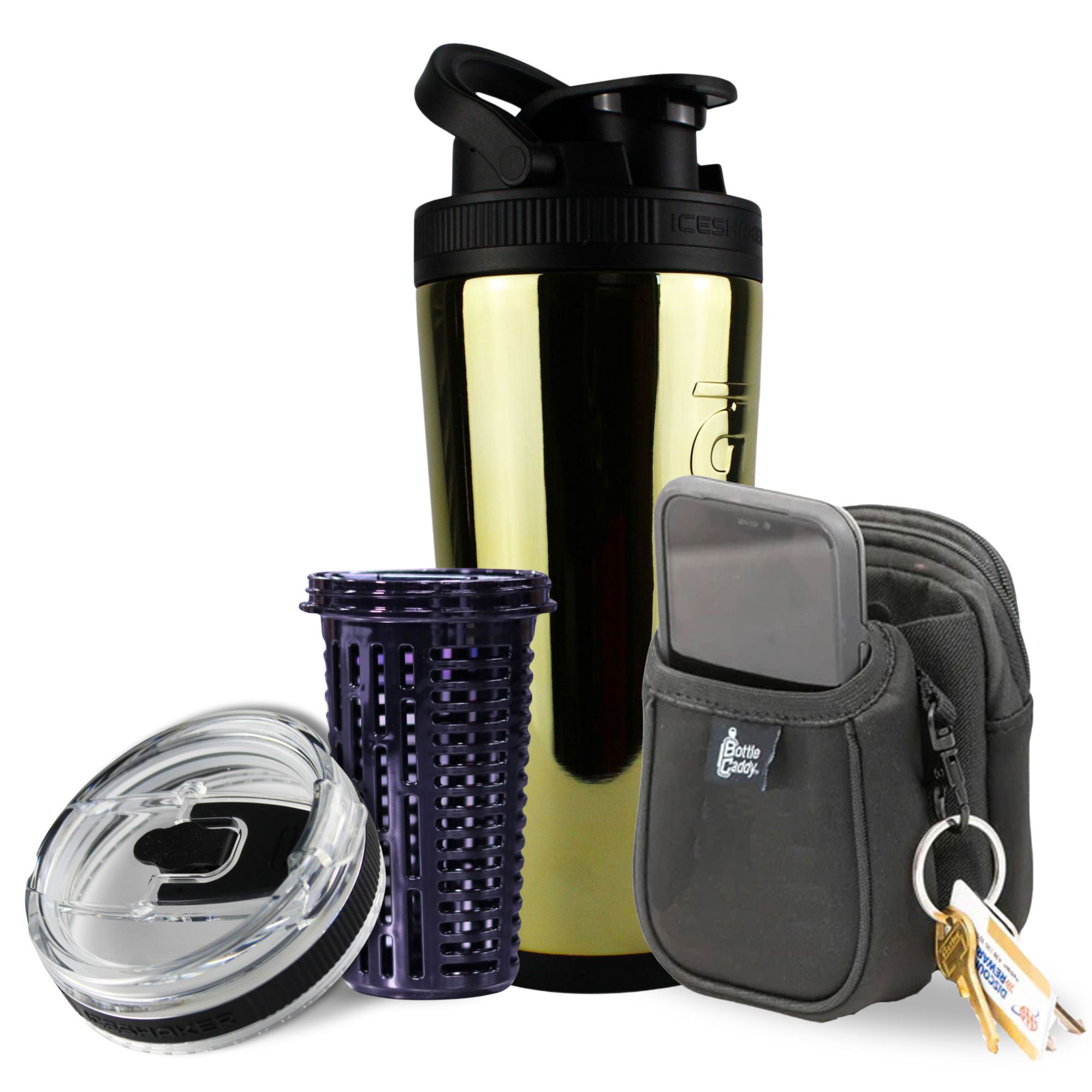 26oz Ice Shaker & Accessories Bundle