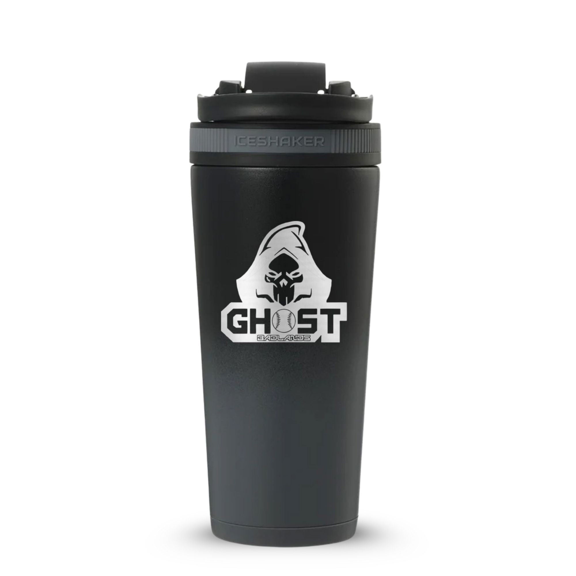 Custom Ghost Badlands Baseball 26oz Ice Shaker