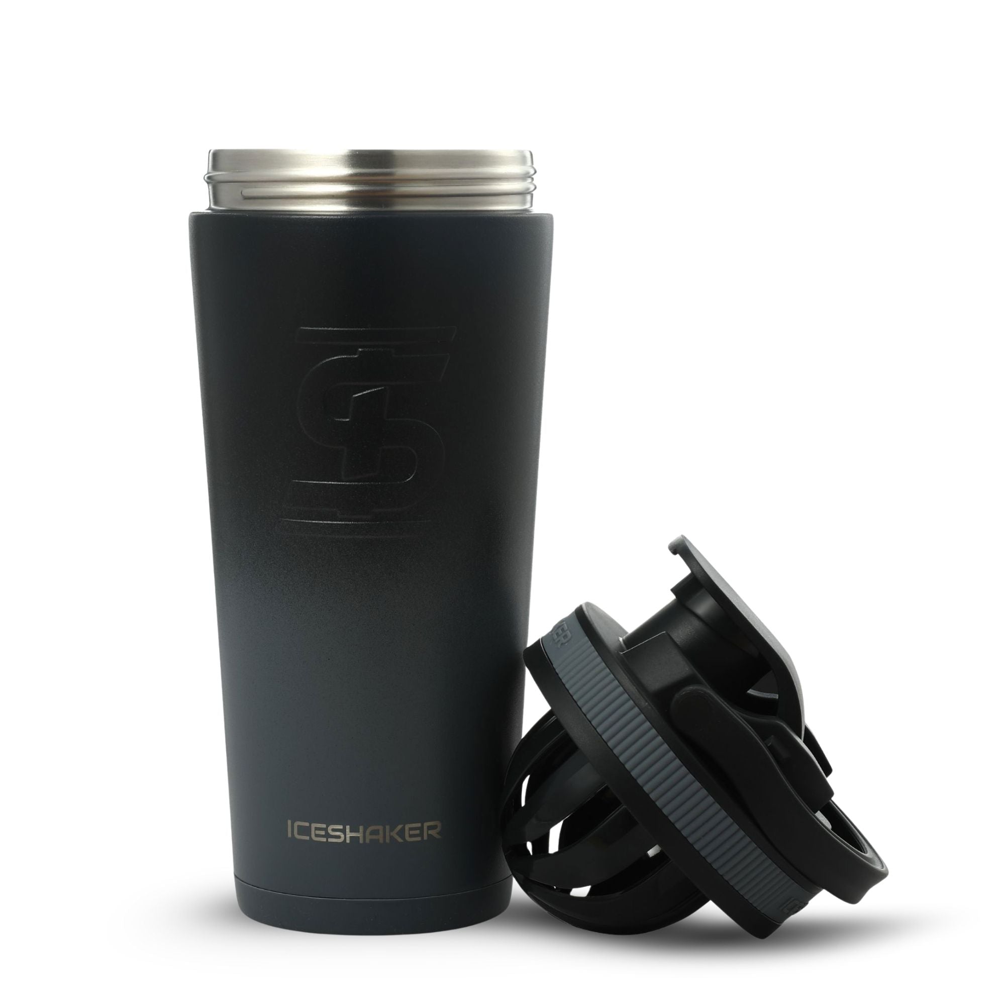 Grey Color Rush Stainless Steel Shaker Bottle | Ice Shaker