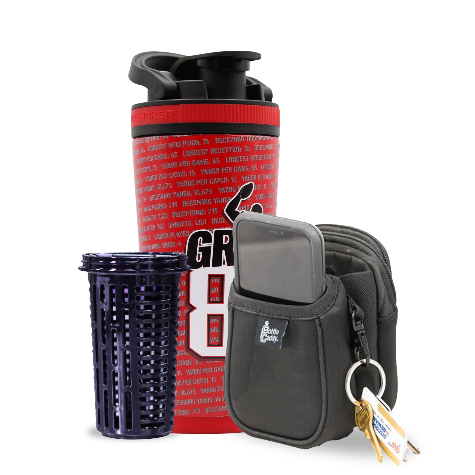 Gronk 87 Record Breaker Edition 26oz Ice Shaker Bundle