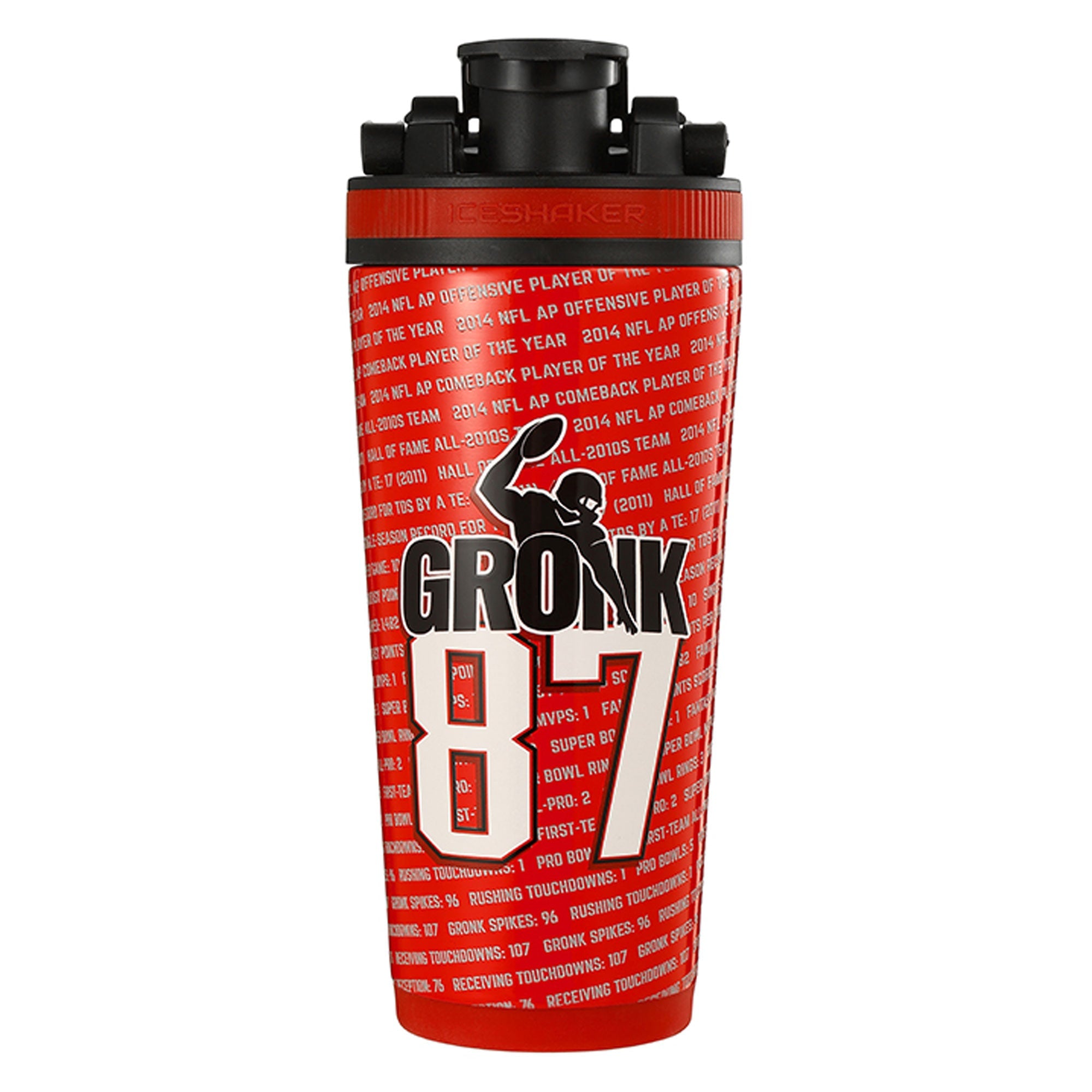 26oz Ice Shaker - Gronk 87 Record Breaker Edition