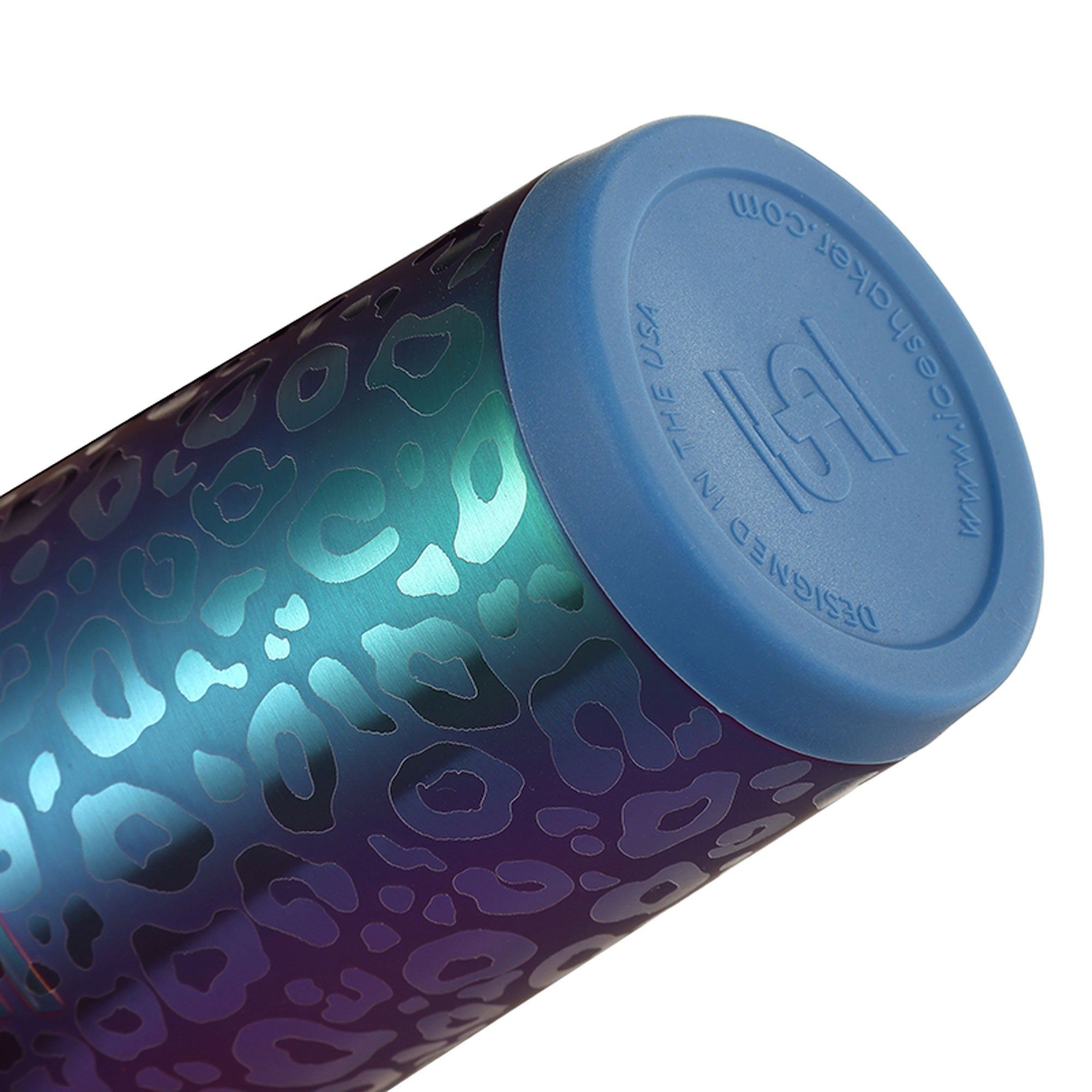 Leopard Wisteria Insulated Shaker Bottle