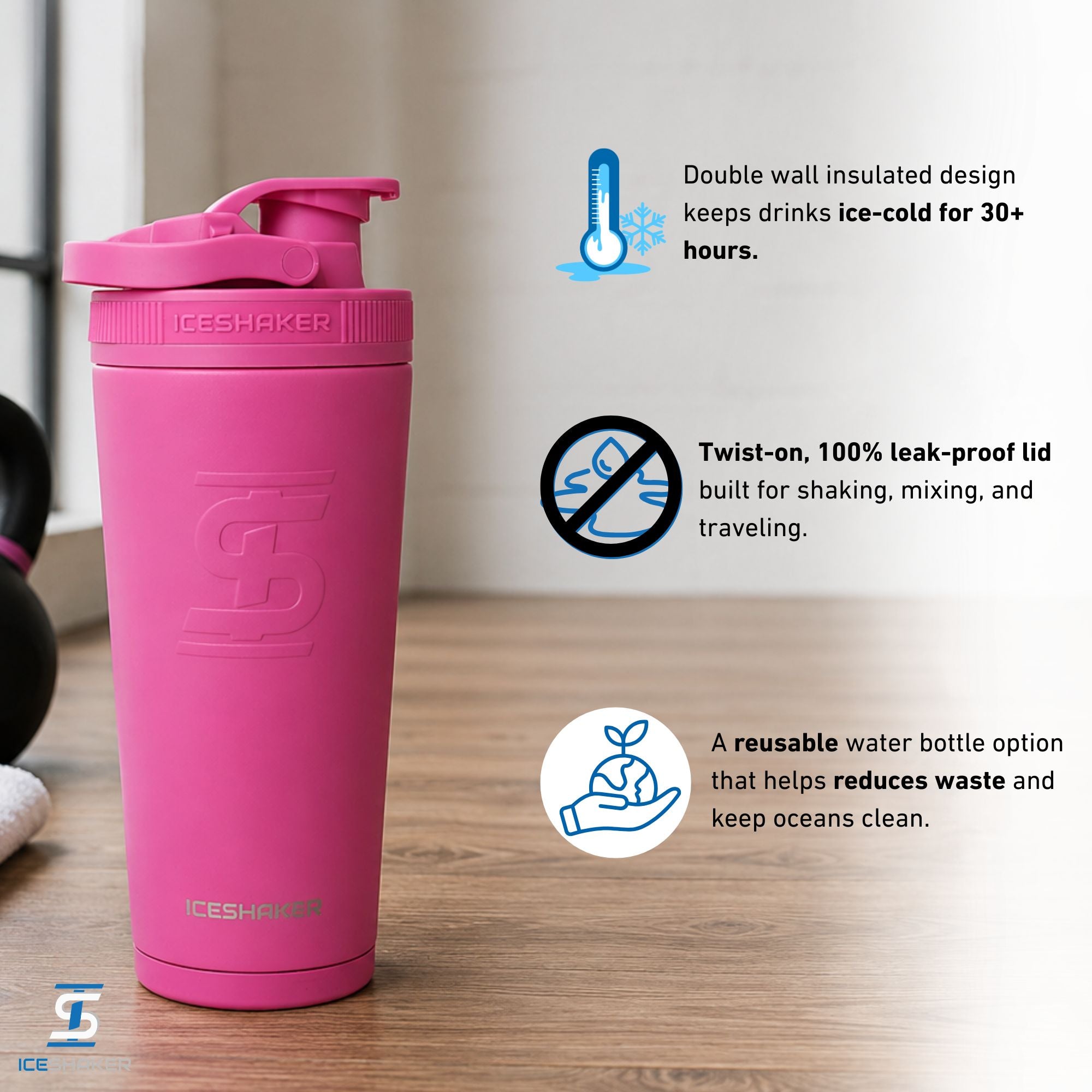 26oz Ice Shaker - Magenta