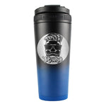FIT2SERVE Navy Black Ombre 26oz Ice Shaker