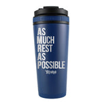 As Much Rest As Possible FIT2SERVE Navy 26oz Shaker