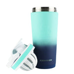 As Much Rest As Possible FIT2SERVE Navy Mint Ombre 26oz Shaker
