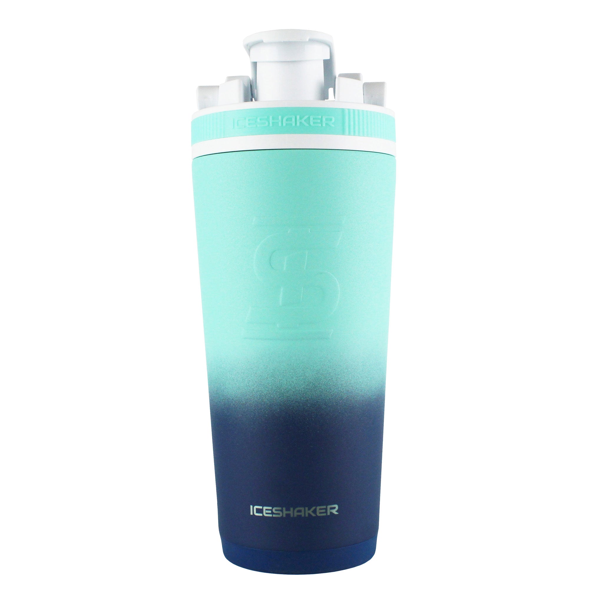 Ice Shaker 26 oz Navy Shaker Bottle