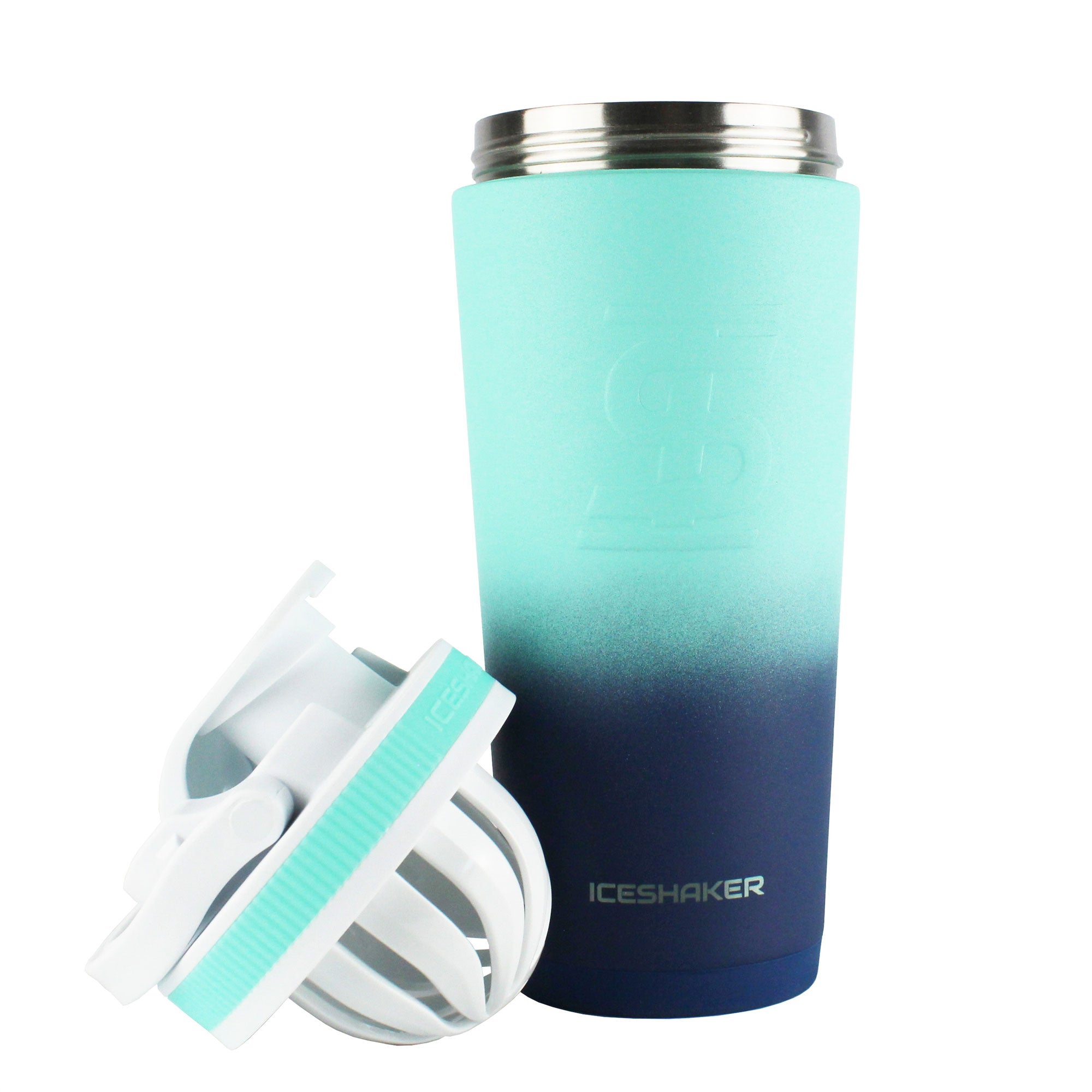 26oz Ice Shaker - Navy Mint Ombre