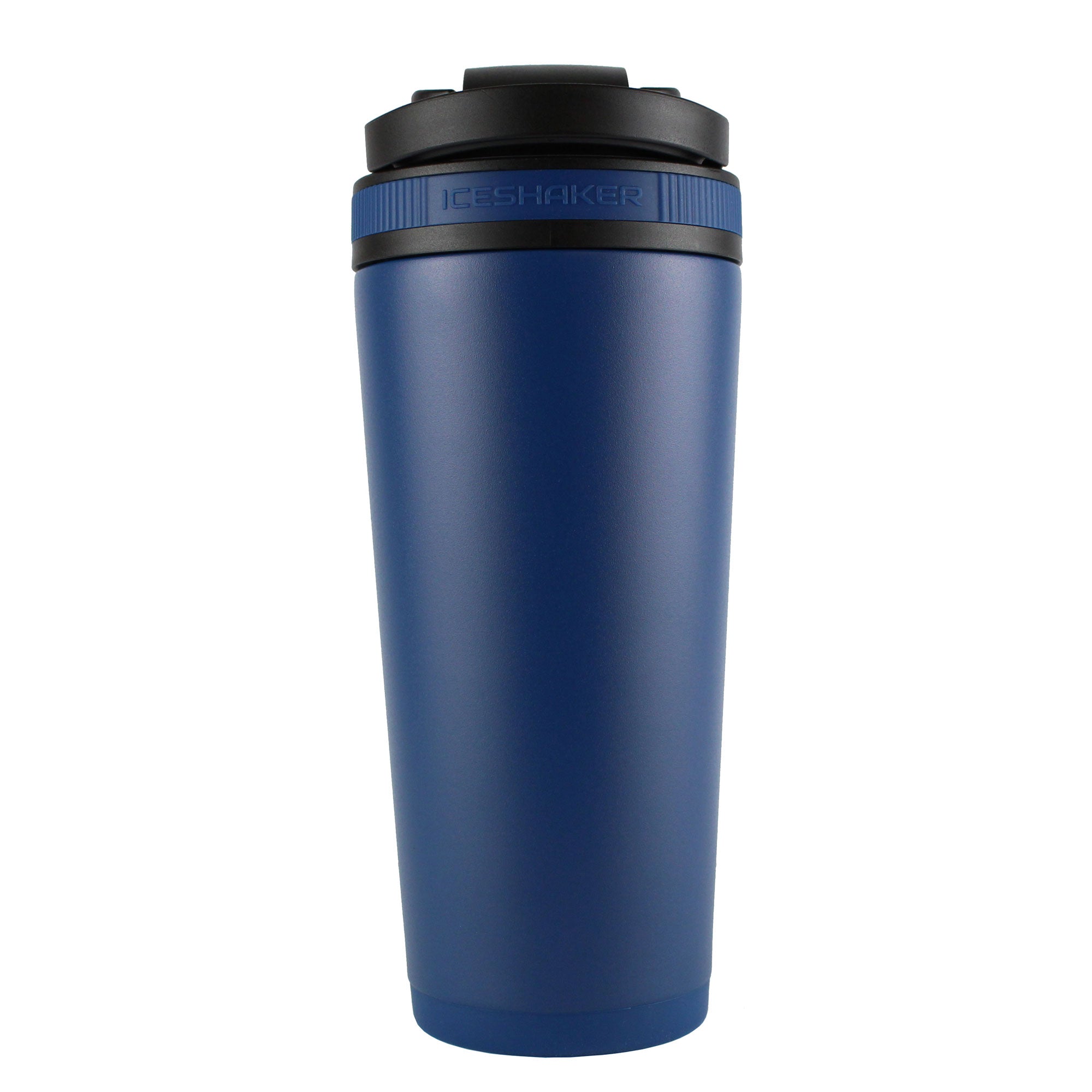 Large Travel Coffee Mug Tumbler with Clear Slide Lid & Handle, Reusable  Vacuum Insulated Double Wall Stainless Steel Thermos, Fits in Cup Holder,  30oz (Navy) 