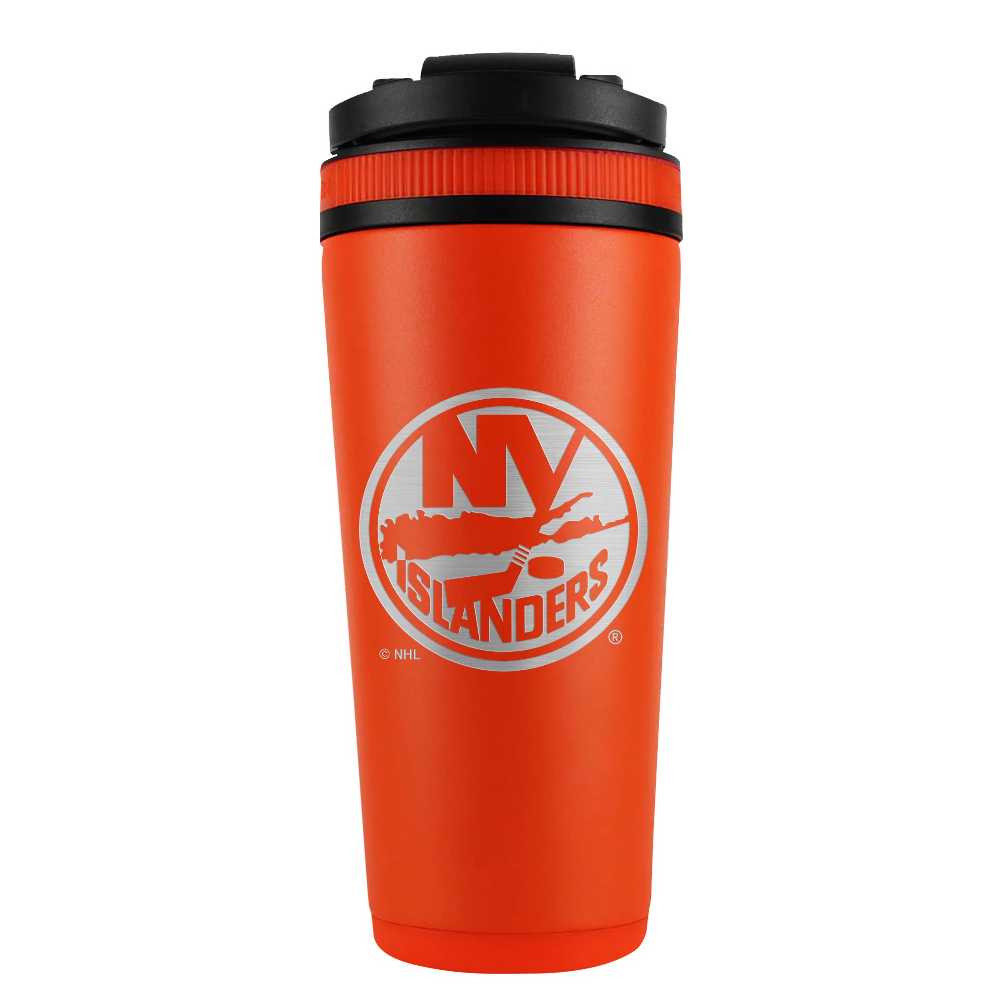 Officially Licensed New York Islanders 26oz Ice Shaker - Orange