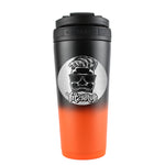 FIT2SERVE Orange Black Ombre 26oz Shaker