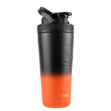 FIT2SERVE Orange Black Ombre 26oz Shaker