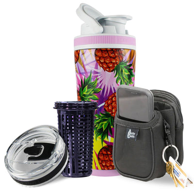 Pineapple 26oz Ice Shaker Bundle