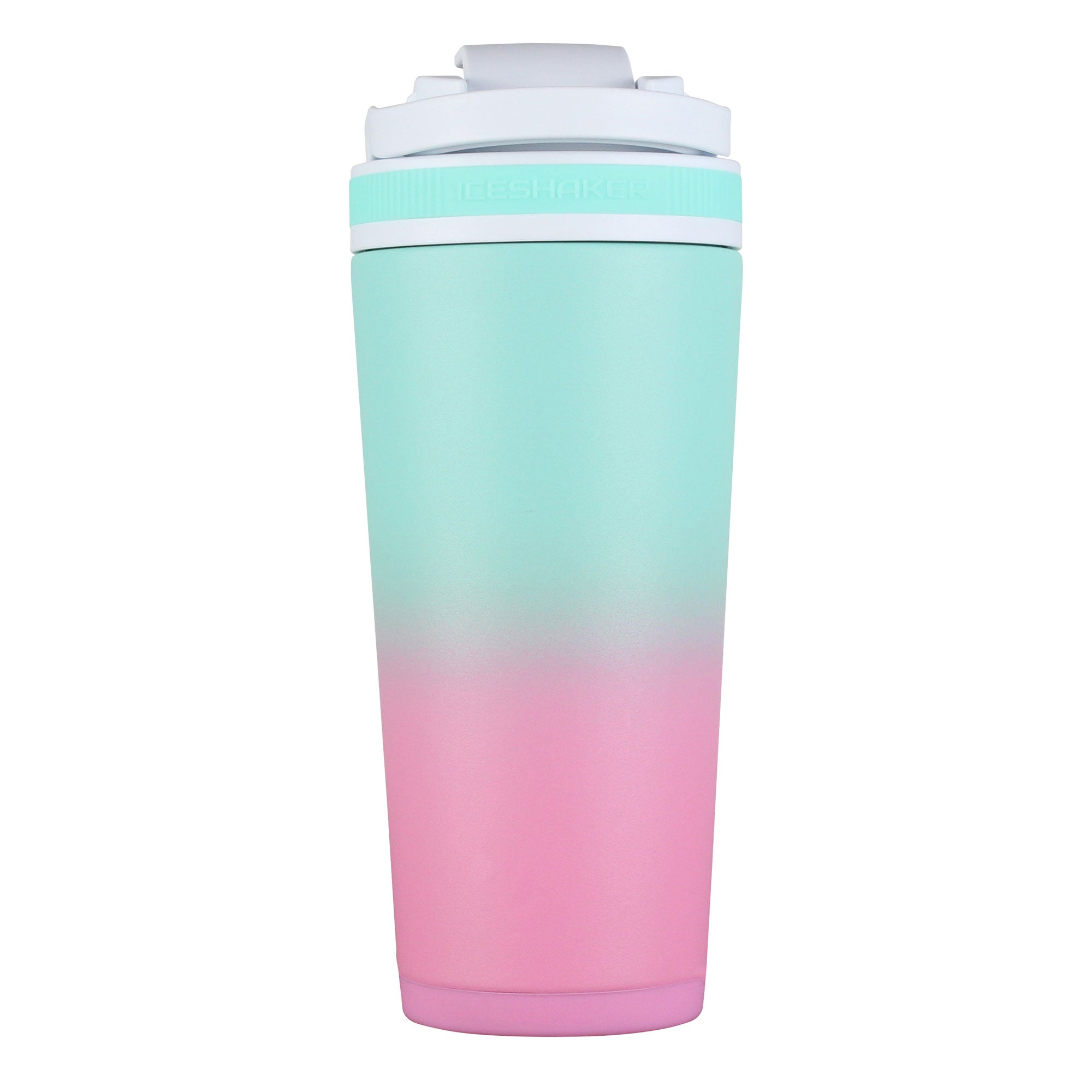 26oz Ice Shaker Bottle - Pink / Mint Ombre