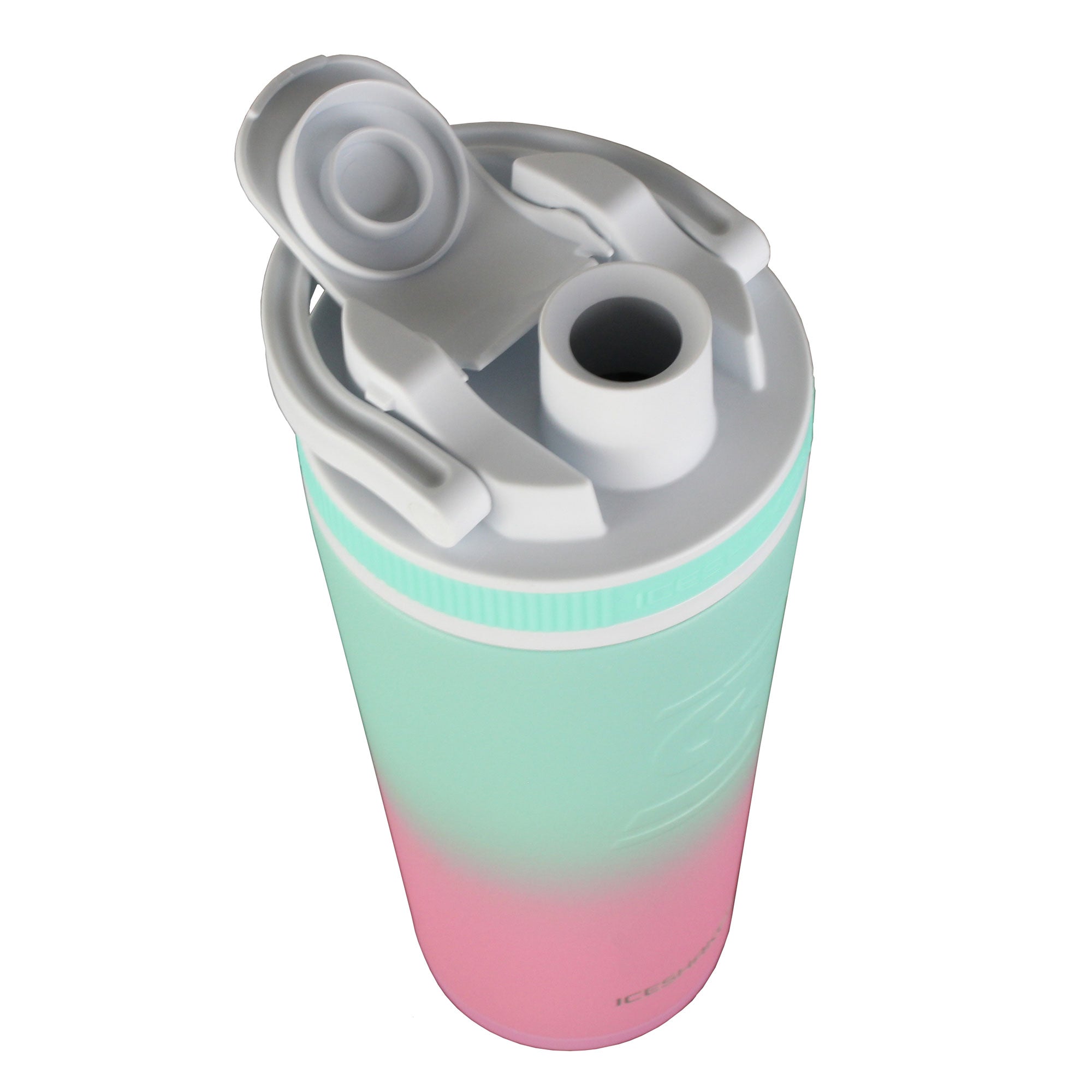 26oz Ice Shaker Bottle - Pink / Mint Ombre