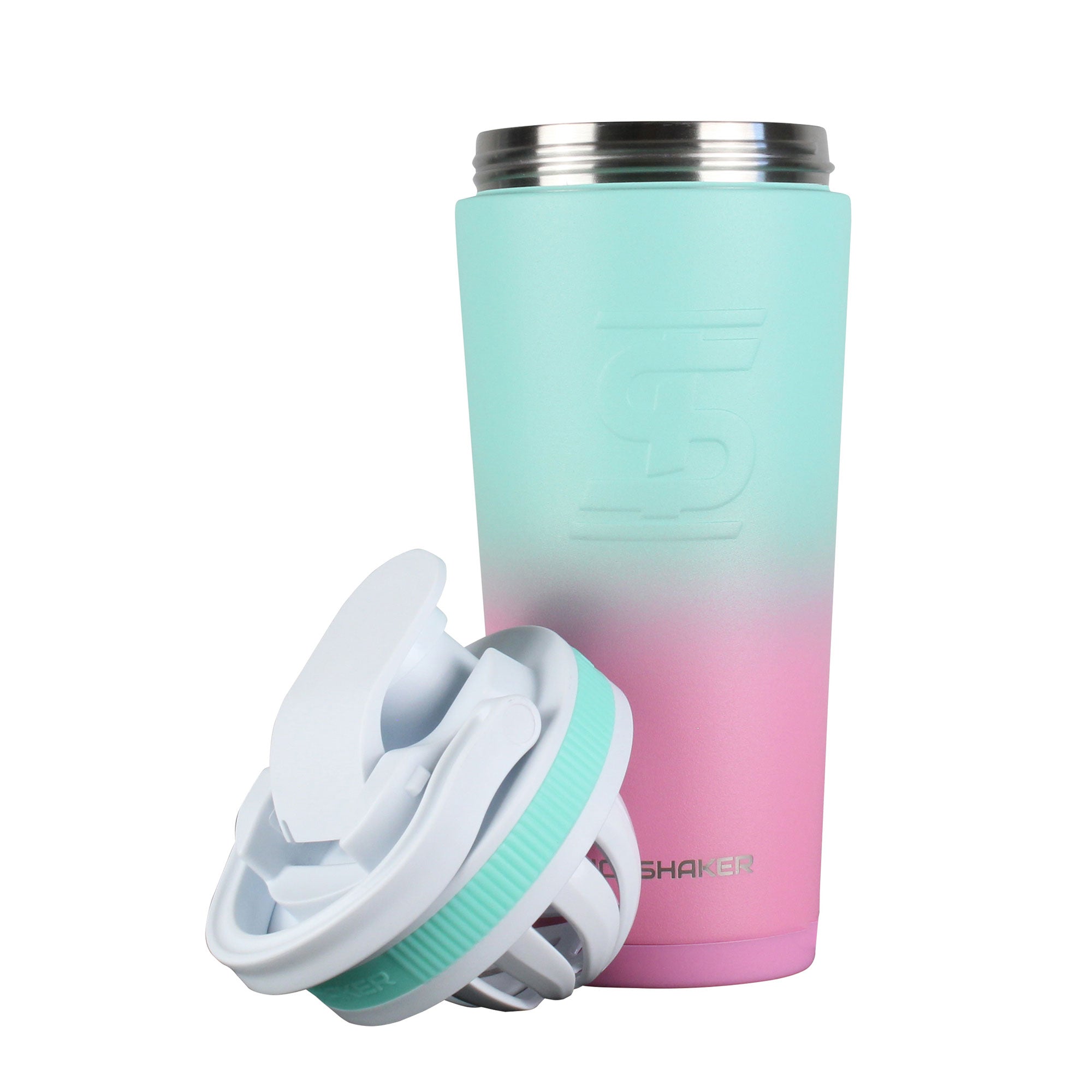 26oz Ice Shaker - Pink Mint Ombre