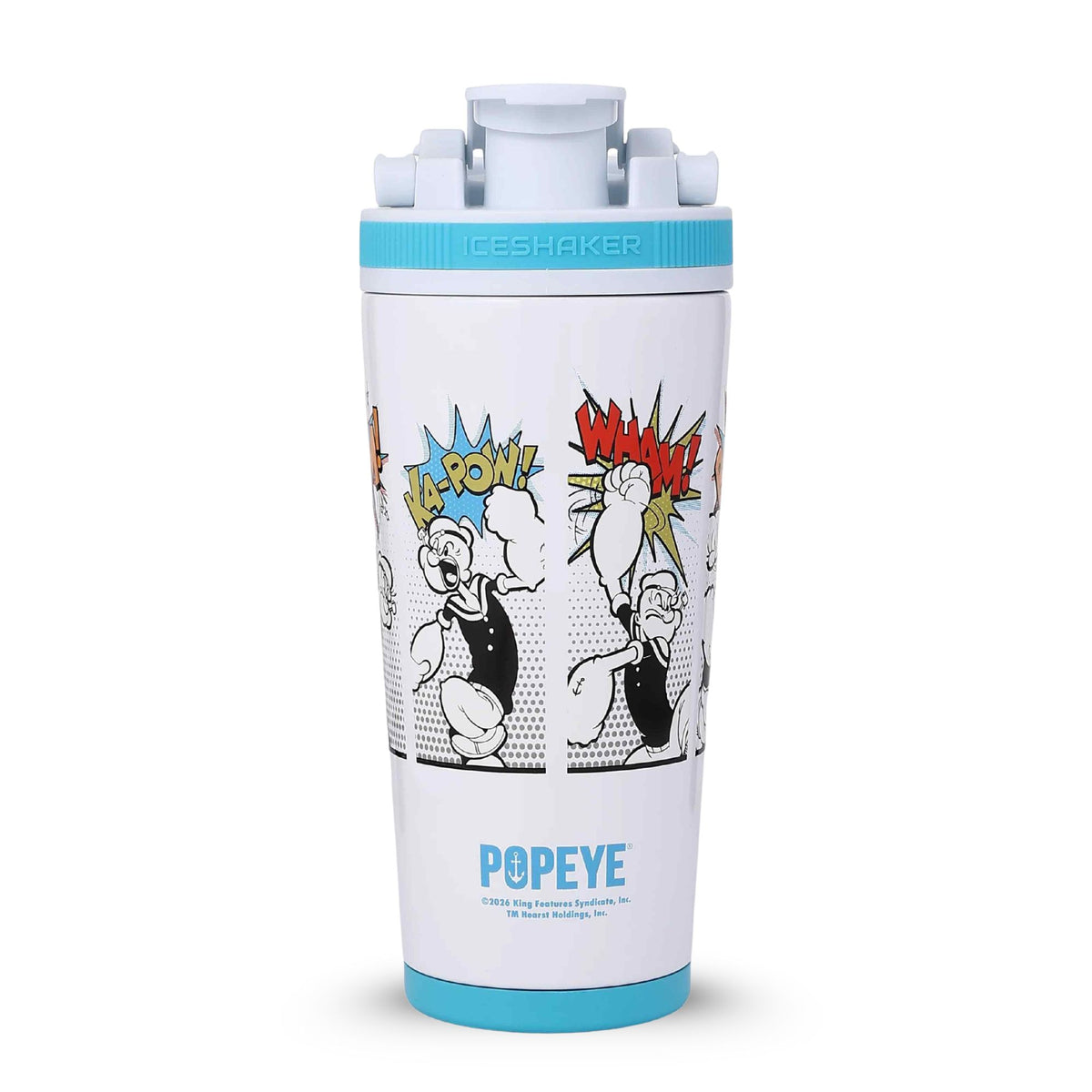Popeye The Sailor Series 4D 26oz Ice Shaker - Wham, Bam, Ka-Pow