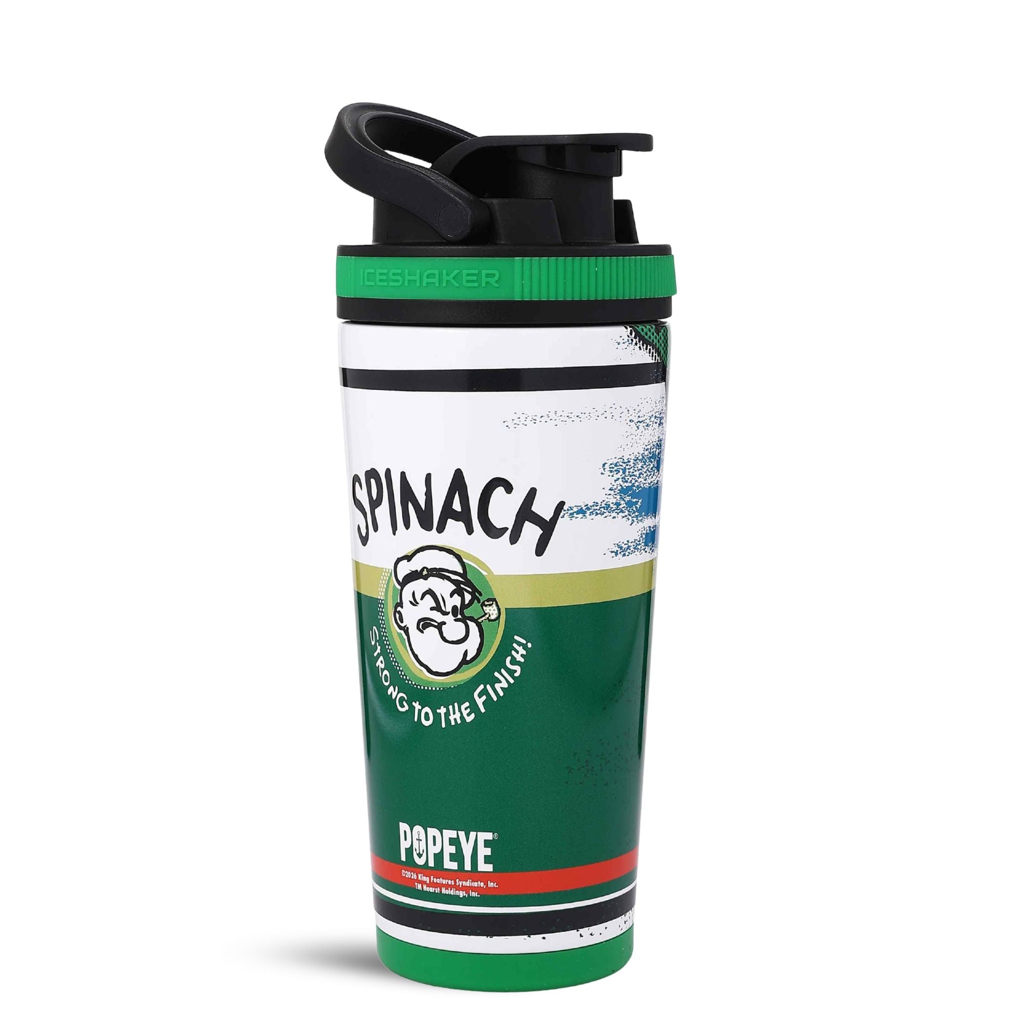 Popeye The Sailor Series 4D 26oz Ice Shaker - Popeye's Spinach