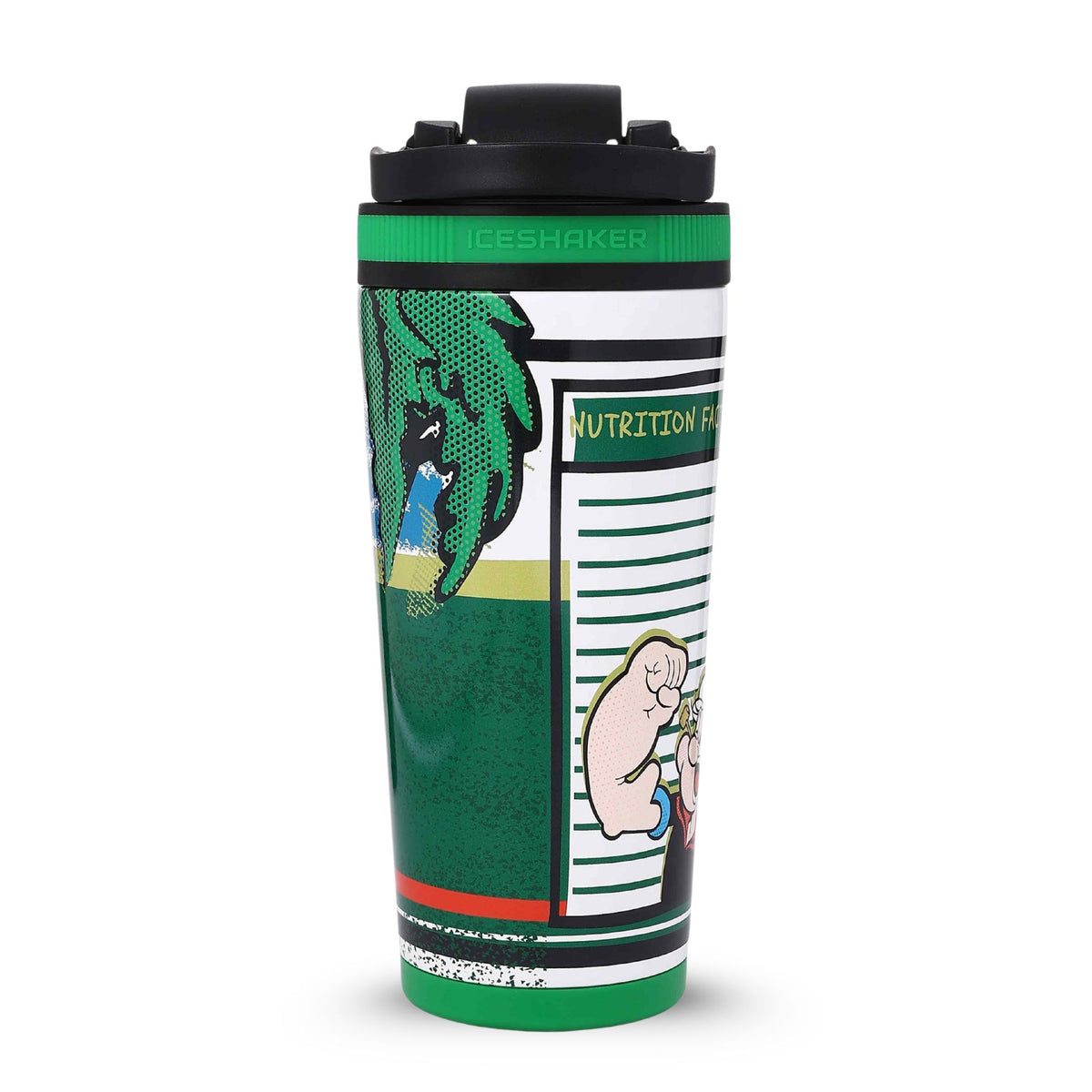 Popeye The Sailor Series 4D 26oz Ice Shaker - Popeye's Spinach