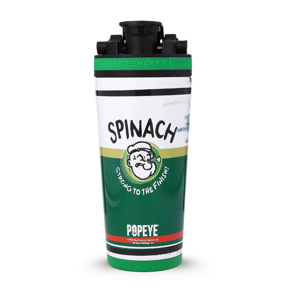 Popeye The Sailor Series 4D 26oz Ice Shaker - Popeye's Spinach