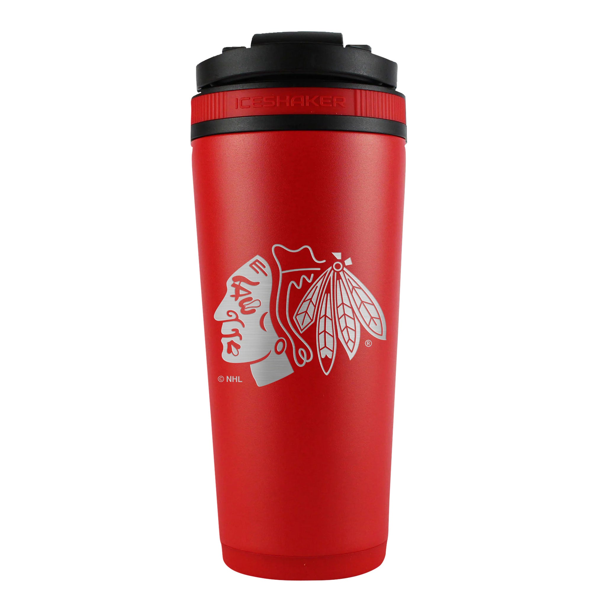 Officially Licensed Chicago Blackhawks 26oz Ice Shaker - Red