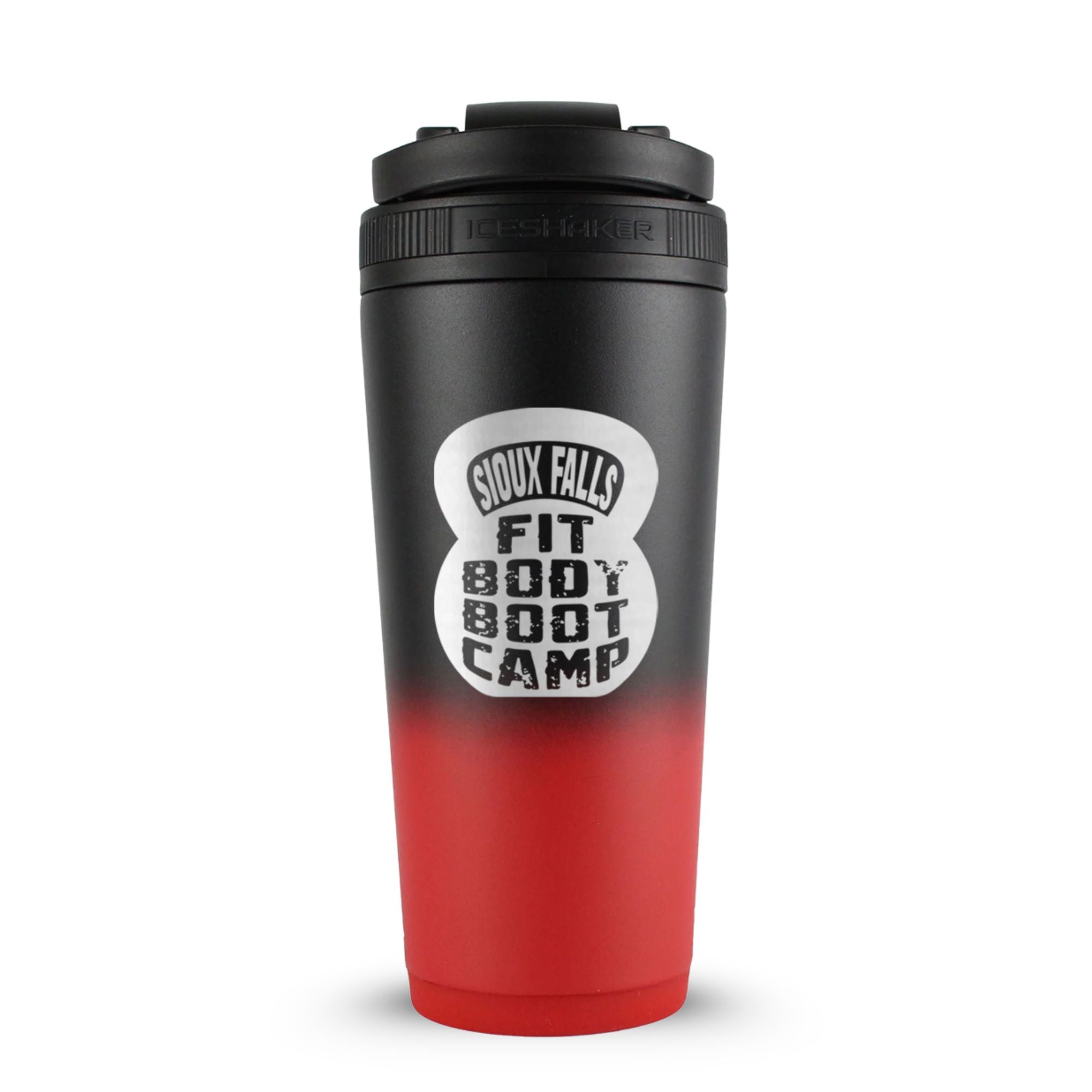 Custom Sioux Falls Fit Body Boot Camp Kettlebell 26oz Ice Shakers