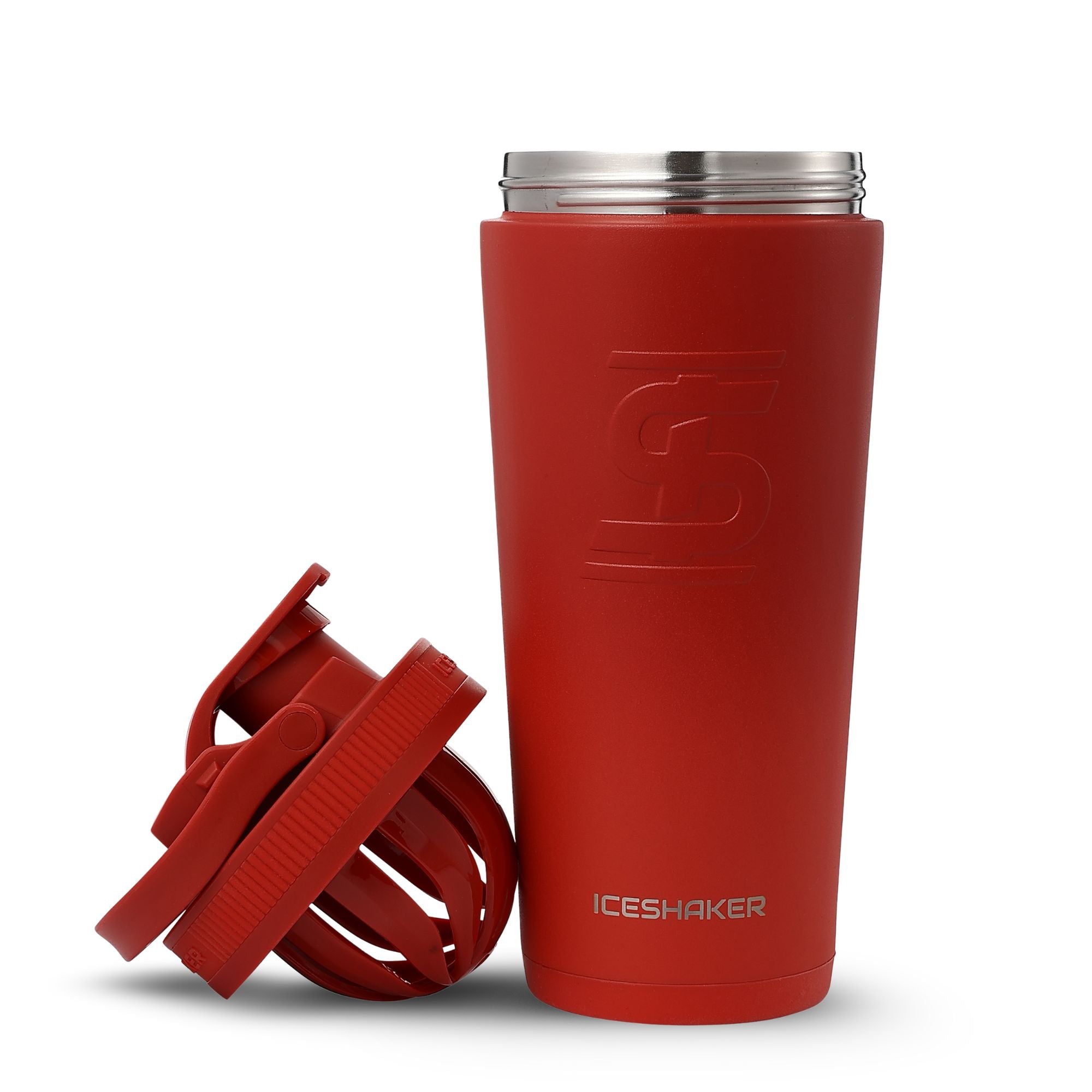 Color Rush Series Protein Shaker Bottles, Red Color Rush | Ice Shaker