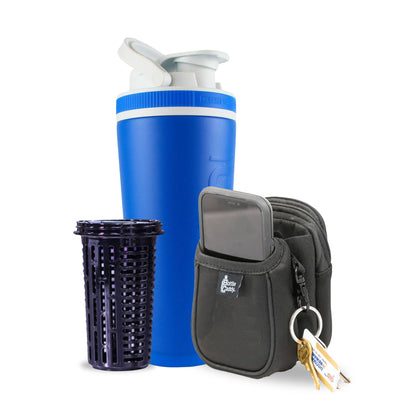 Royal Blue 26oz Ice Shaker Bundle