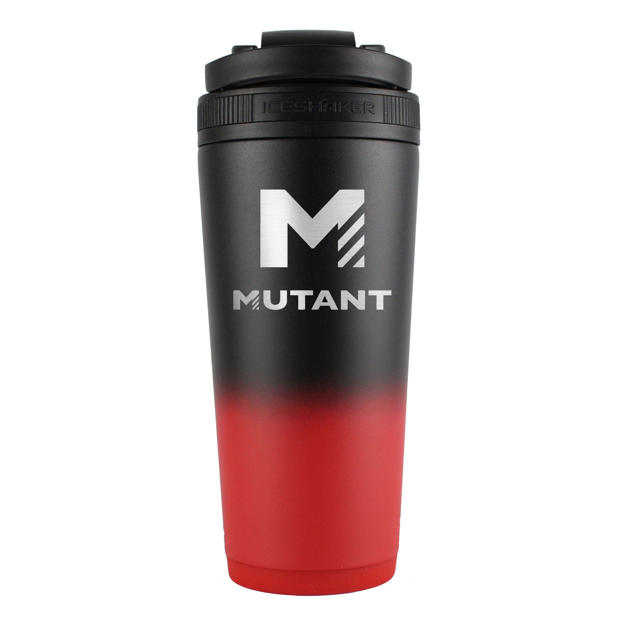 Nick "The Mutant" Walker Custom 26oz Ice Shaker - Red Black Ombre