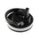 26oz Sport Bottle Lid & Internal Straw - Black Lid with White Band