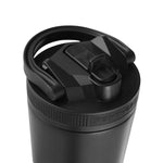 26oz Sport Bottle Lid & Internal Straw - Black Lid with Black Band