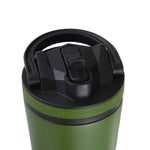26oz Sport Bottle Lid & Internal Straw - Black Lid with Green Band