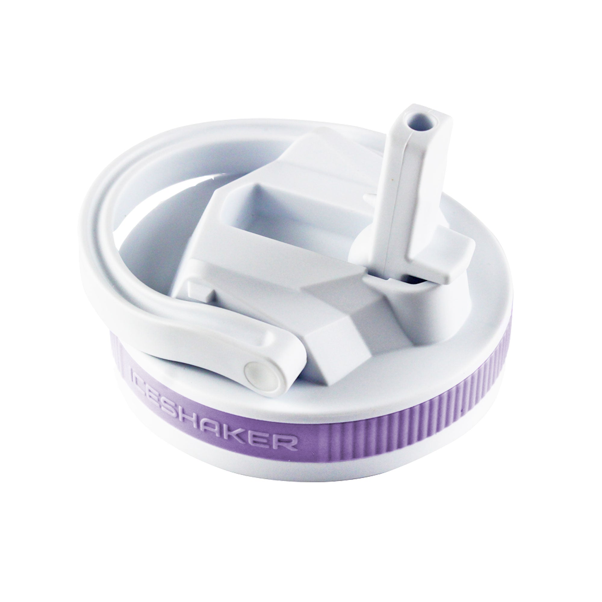 26oz Sport Bottle Lid & Internal Straw - White Lid with Mermaid Band