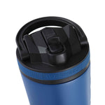 26oz Sport Bottle Lid & Internal Straw - Black Lid with Navy Band