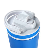 26oz Sport Bottle Lid & Internal Straw - White Lid with Royal Blue Band