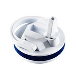 26oz Sport Bottle Lid & Internal Straw - White Lid with USA Band