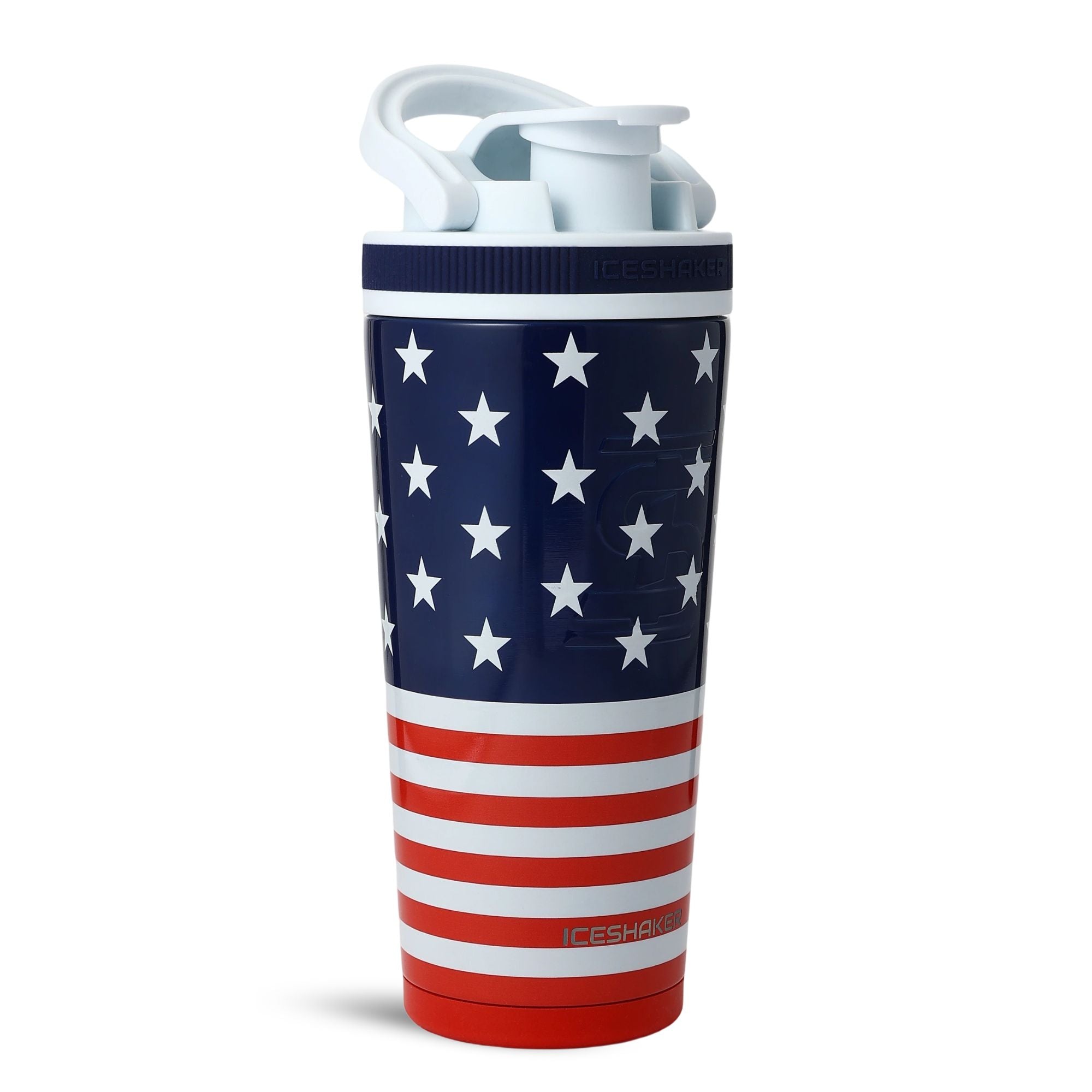 Ice Shaker Allegiance Series 26oz Shaker Bottle - Star & Stripes