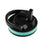 26oz Sport Bottle Lid & Internal Straw - Black Lid with Mint Band