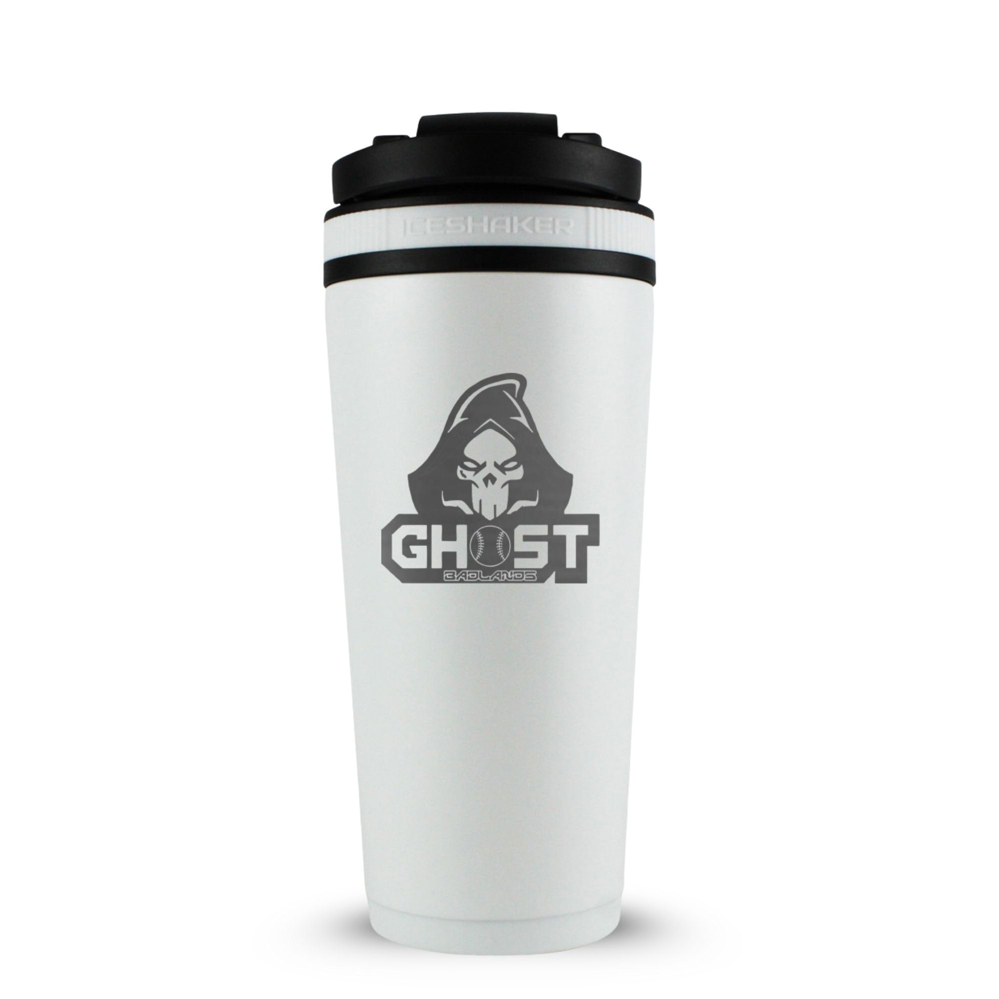 Custom Ghost Badlands Baseball 26oz Ice Shaker
