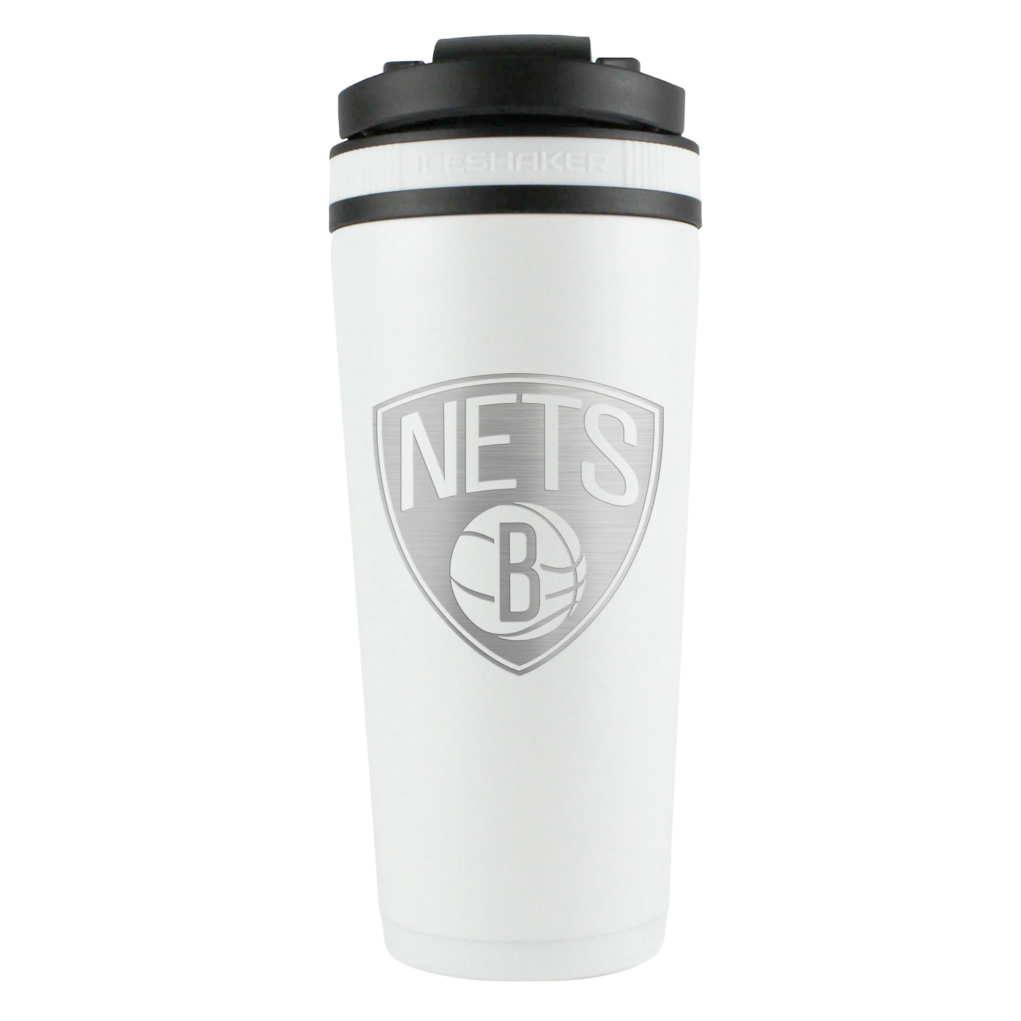 Officially Licensed Brooklyn Nets 26oz Ice Shaker - White