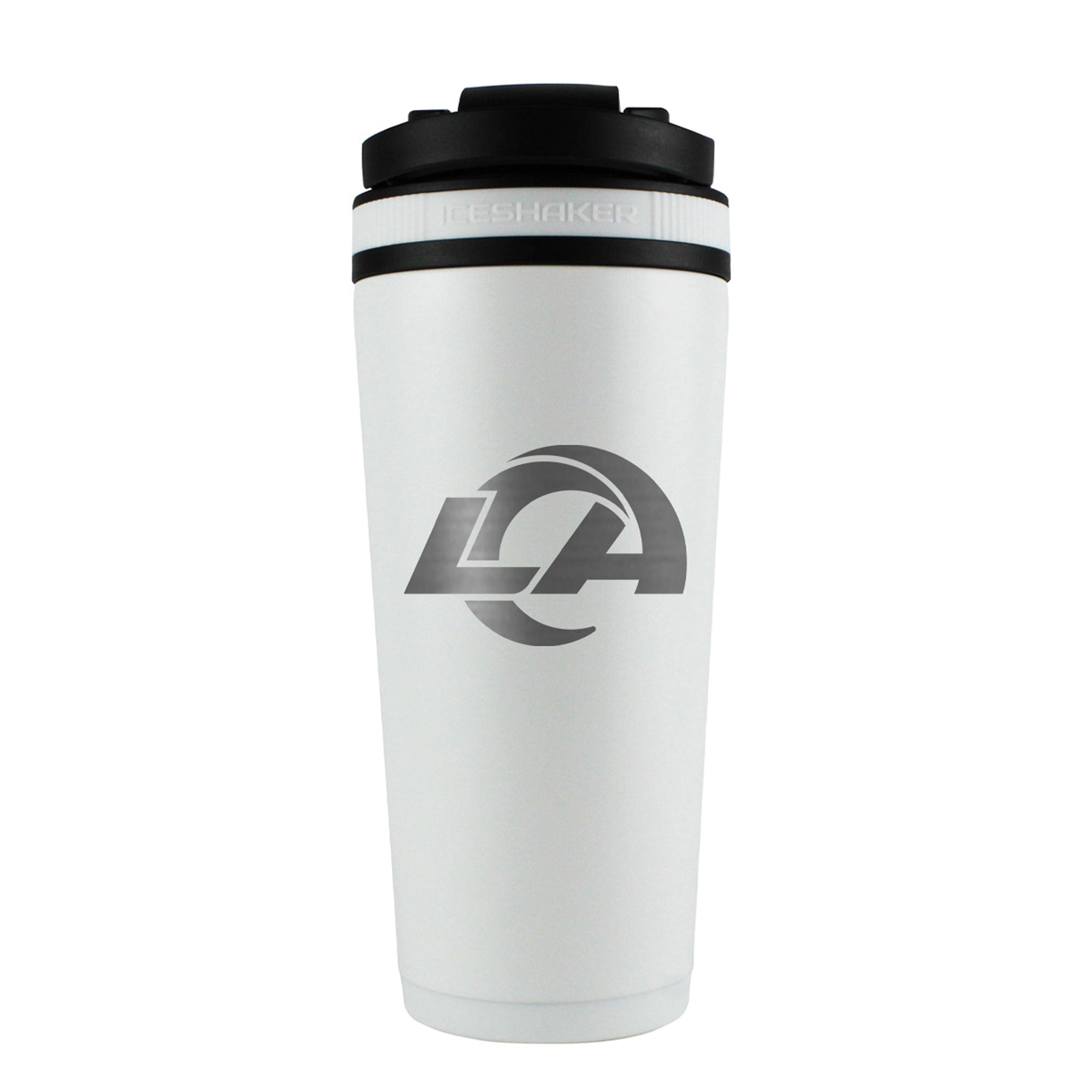 Officially Licensed Los Angeles Rams 26oz Ice Shaker - White