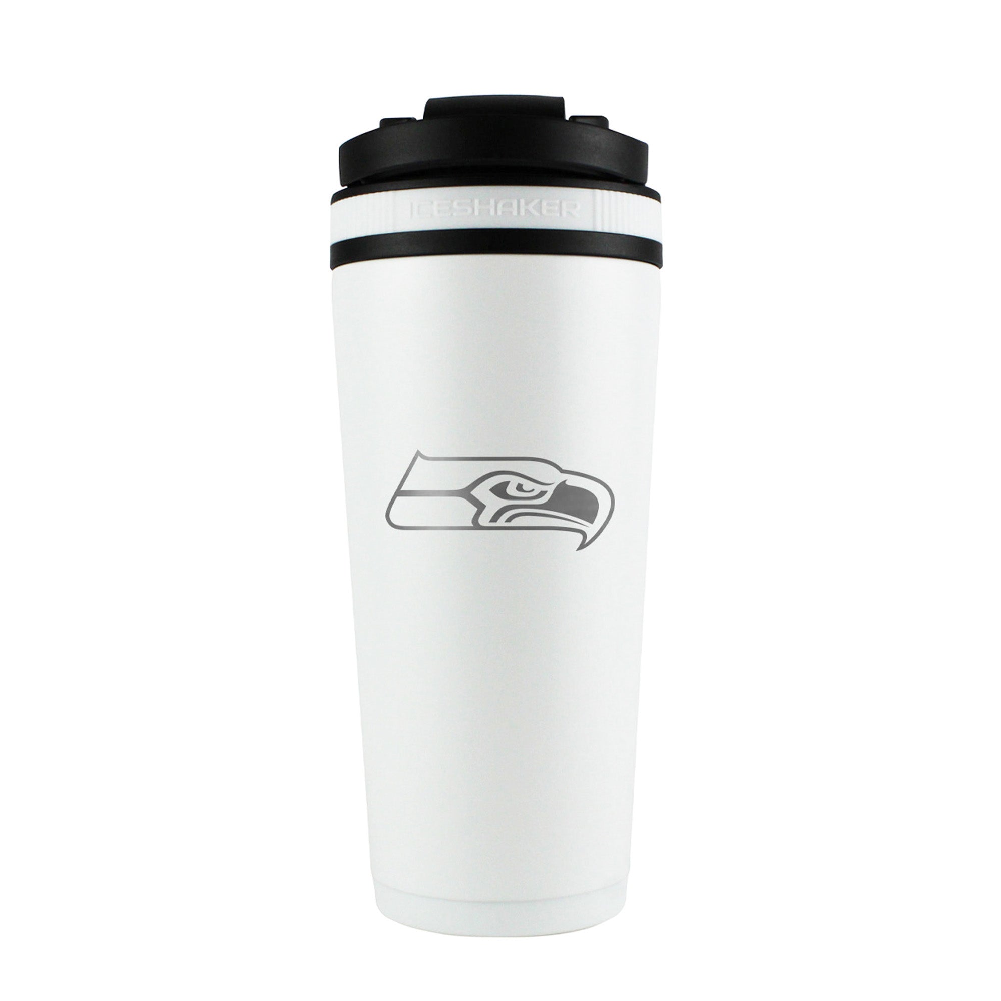 Officially Licensed Seattle Seahawks 26oz Ice Shaker - White