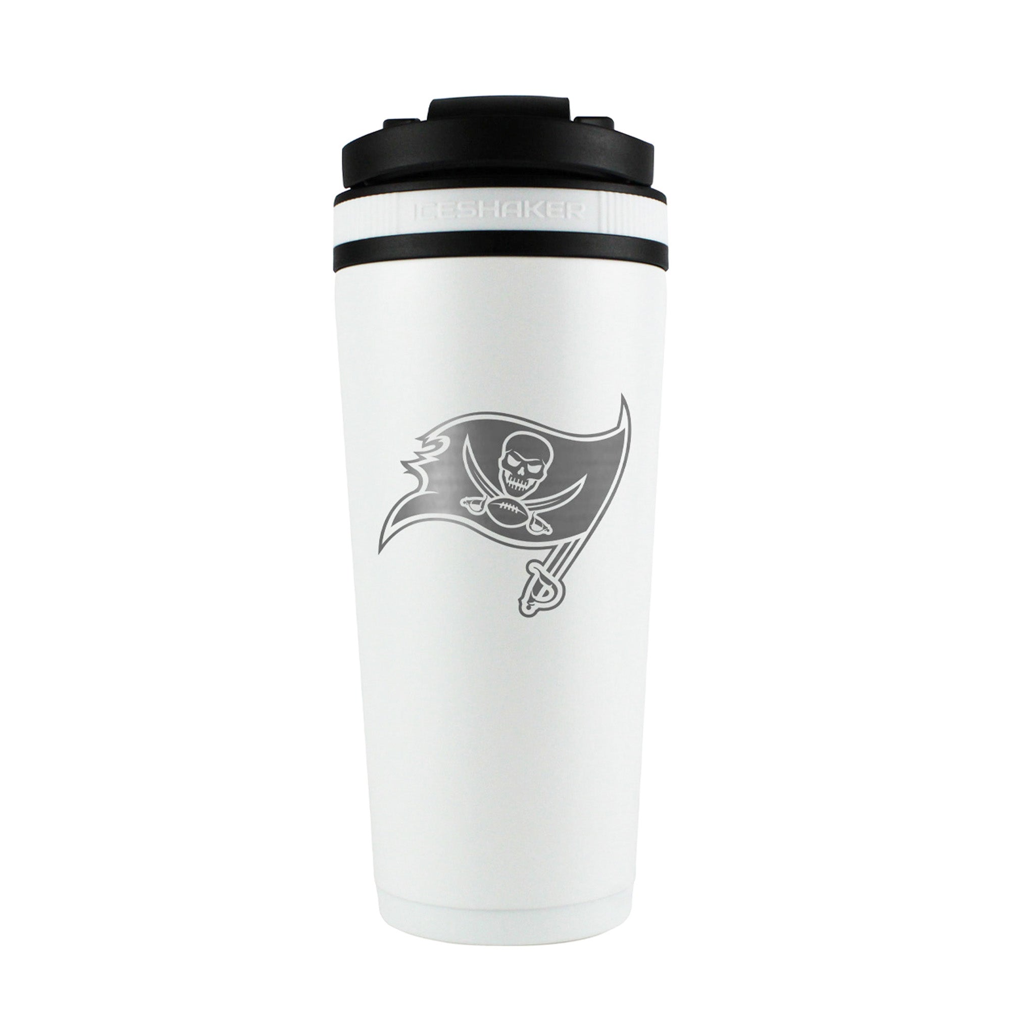 Officially Licensed Tampa Bay Buccaneers 26oz Ice Shaker - White